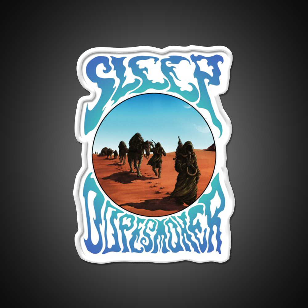 Sleep Stoner Metal Band Album Cover Dopesmoker Green Leaf Led Neon Sign Rgb Color - LED neon sign view 11