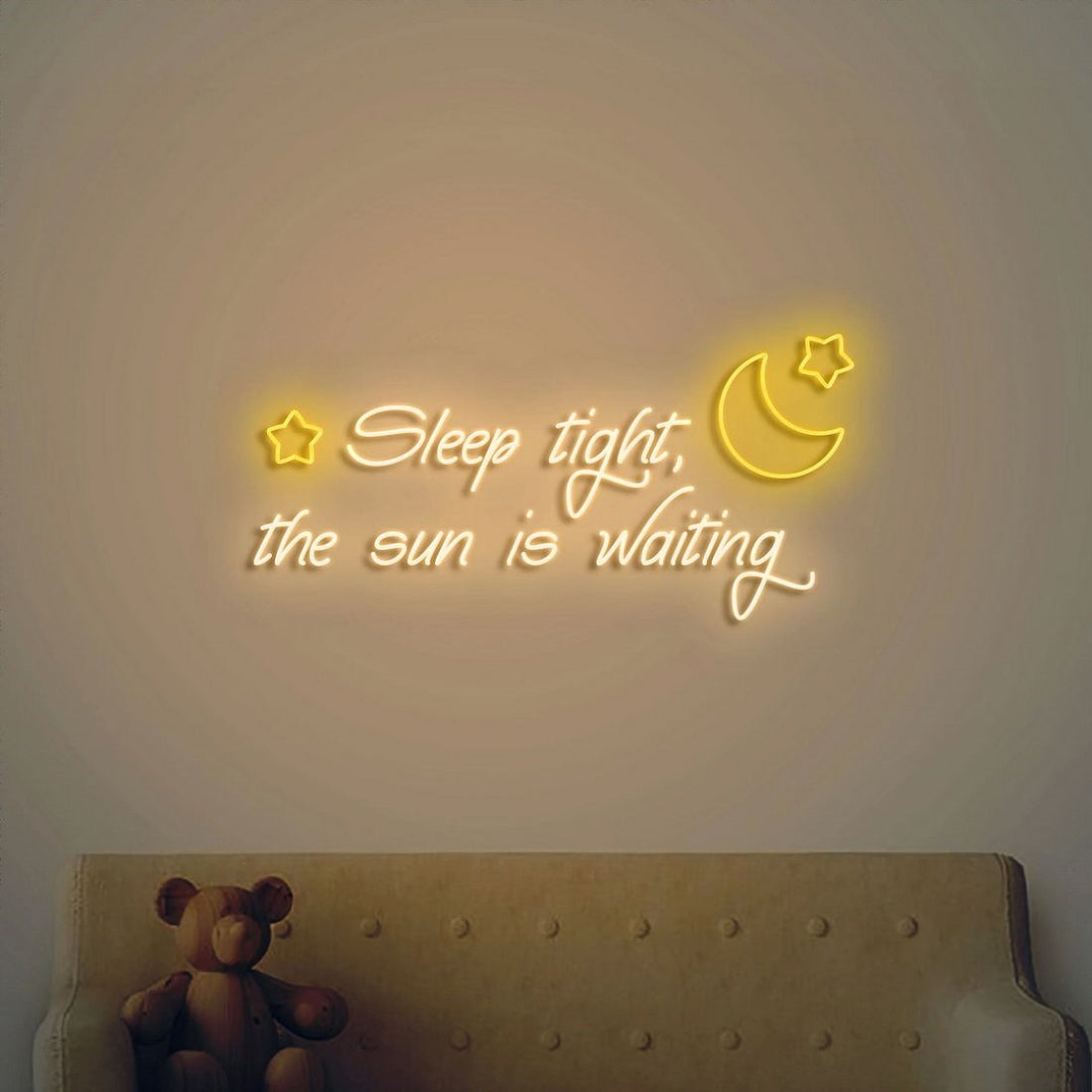 Sleep Tight The Sun Is Waiting Led Sign Business Neon Sign