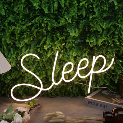 Sleep Yellow Custom Led Neon Sign - Shineneon