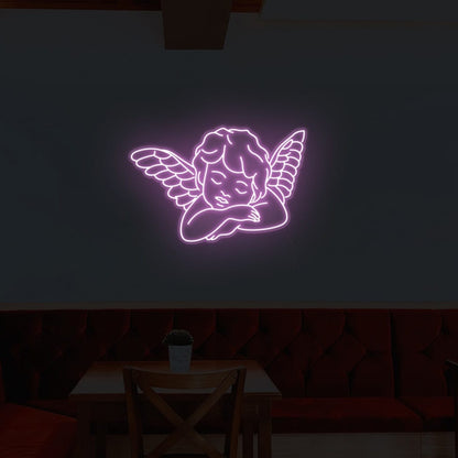Sleeping Angel Led Neon Sign Wall Art | Shineneon