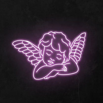 Sleeping Angel Led Neon Sign Wall Art | Shineneon