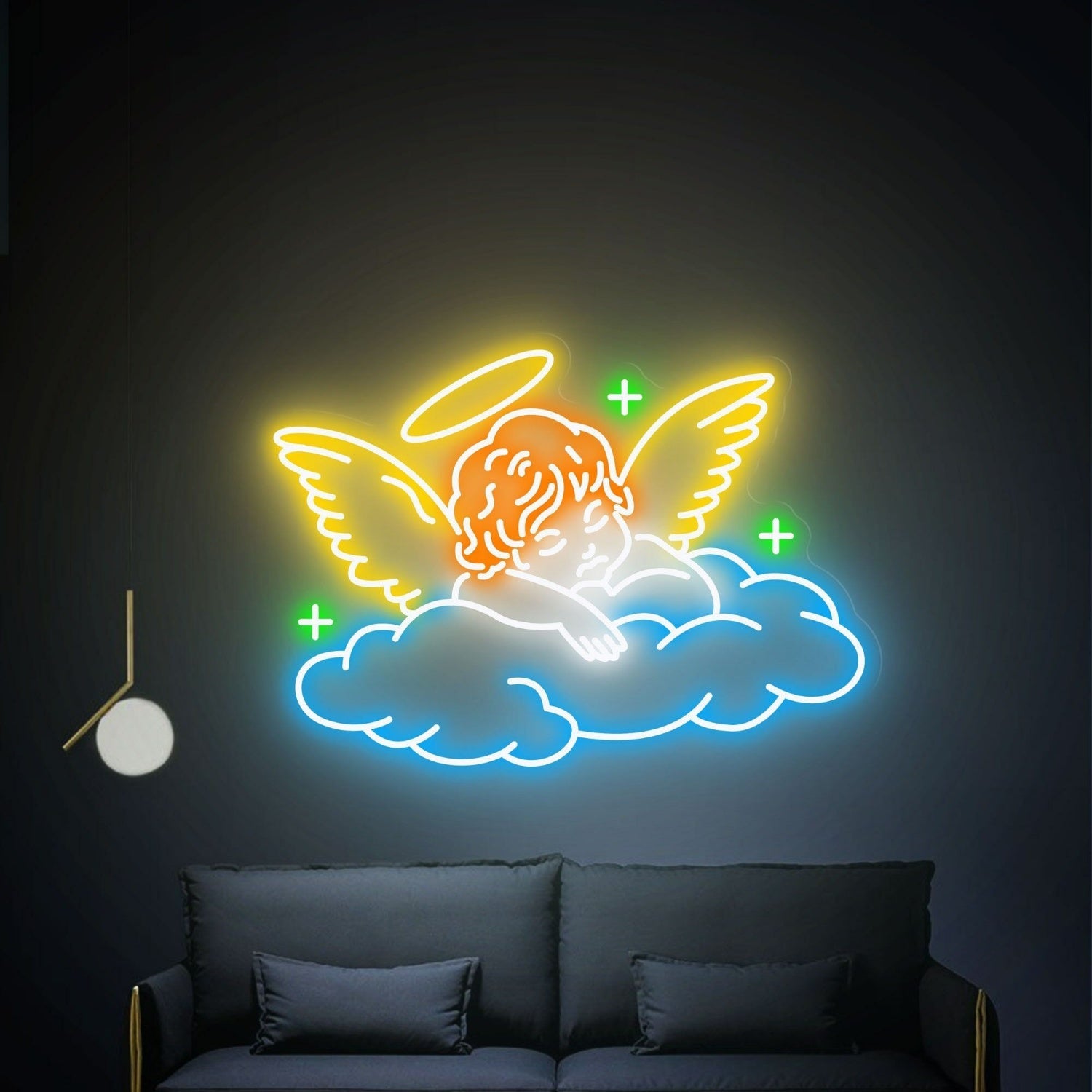 Sleeping Angel Neon Light Art Party Decor Gifts - Shineneon