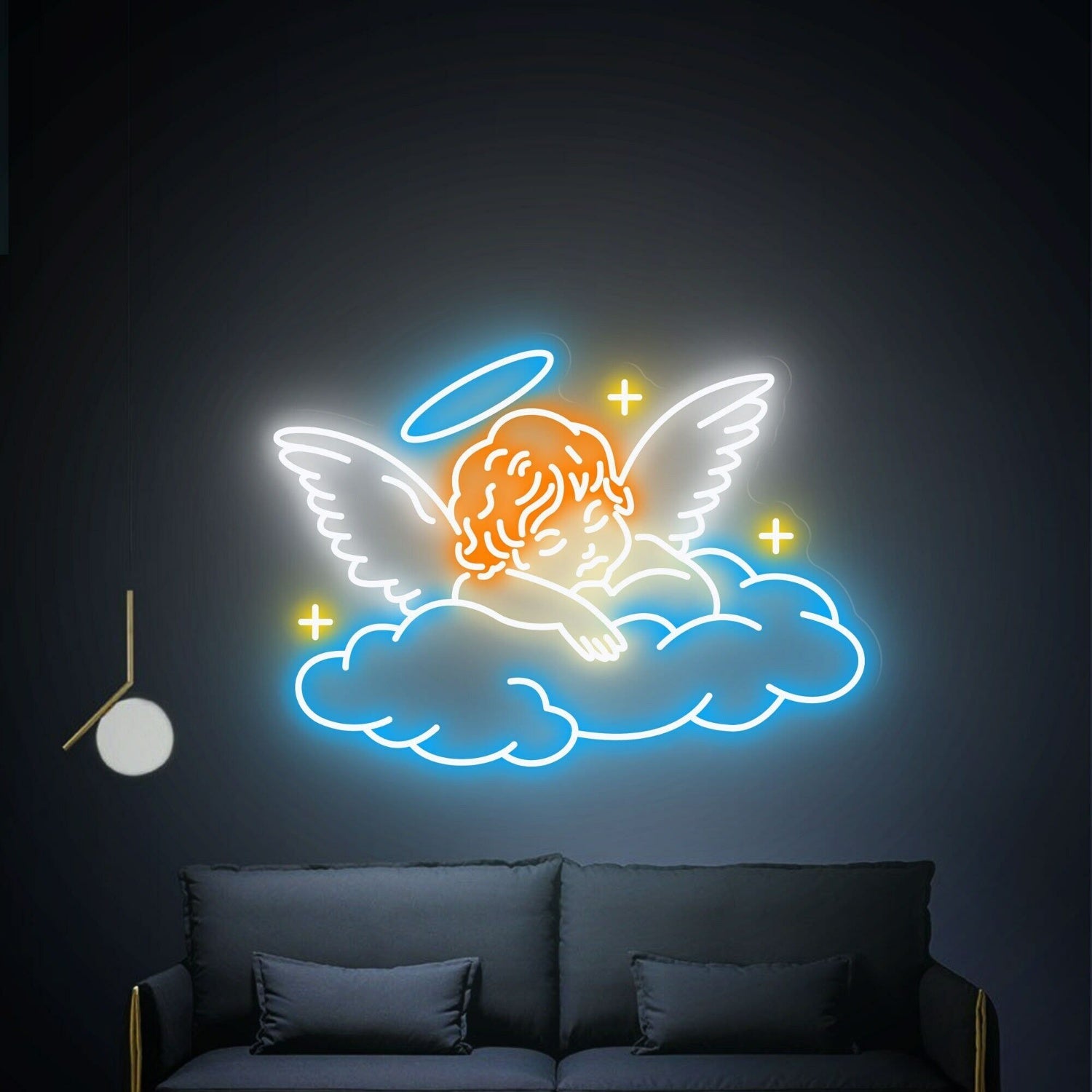 Sleeping Angel Neon Light Art Party Decor Gifts - Shineneon
