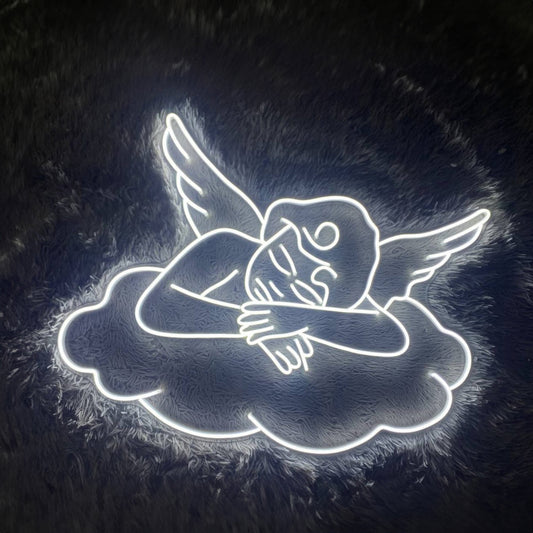 Sleeping Angel Neon Sign