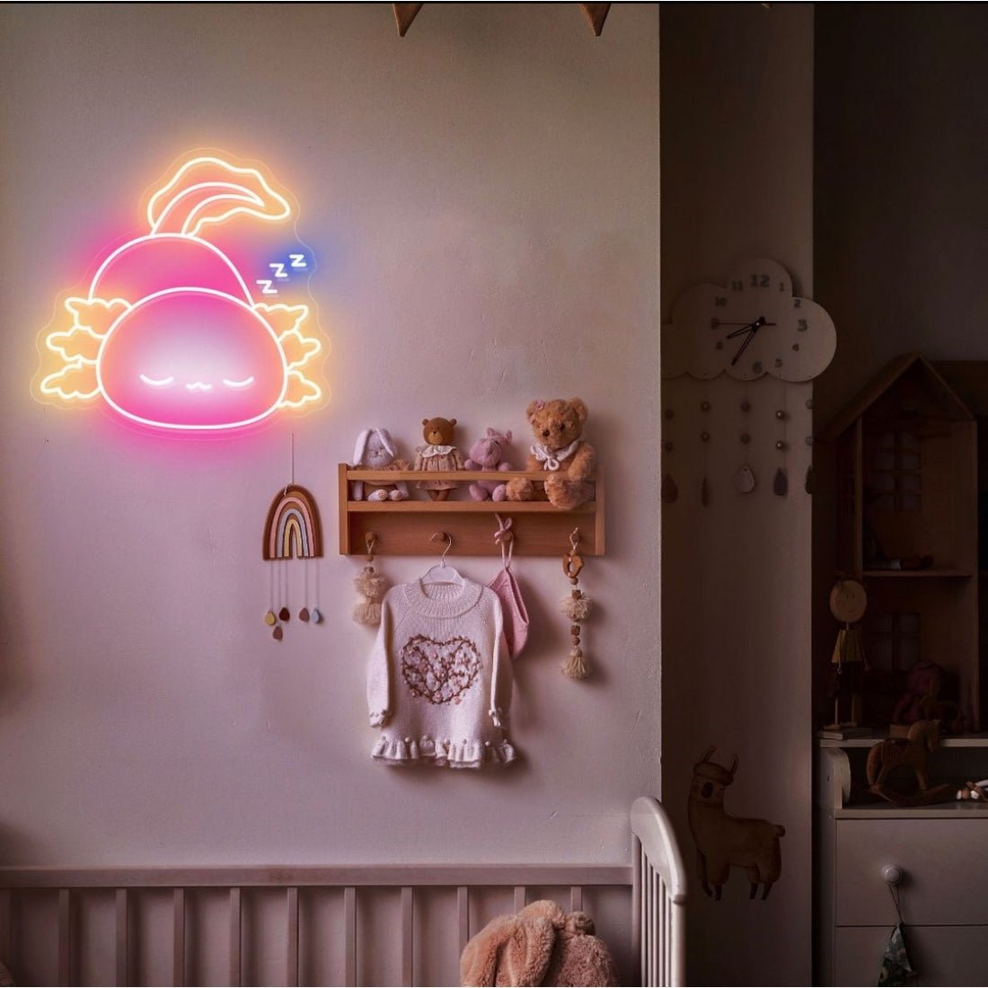 Sleeping Creature Led Sign Business Neon Sign - Shineneon