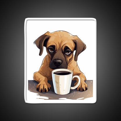 Sleepy Dog Vibes Cafe Led Neon Sign Espresso Bar Art Rgb Color