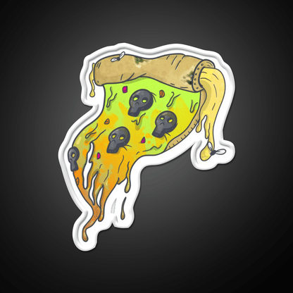 Slice Of Death Fast Food Led Neon Sign For Burger Place Rgb Color - Shineneon