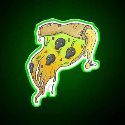 Slice Of Death Fast Food Led Neon Sign For Burger Place Rgb Color - Shineneon