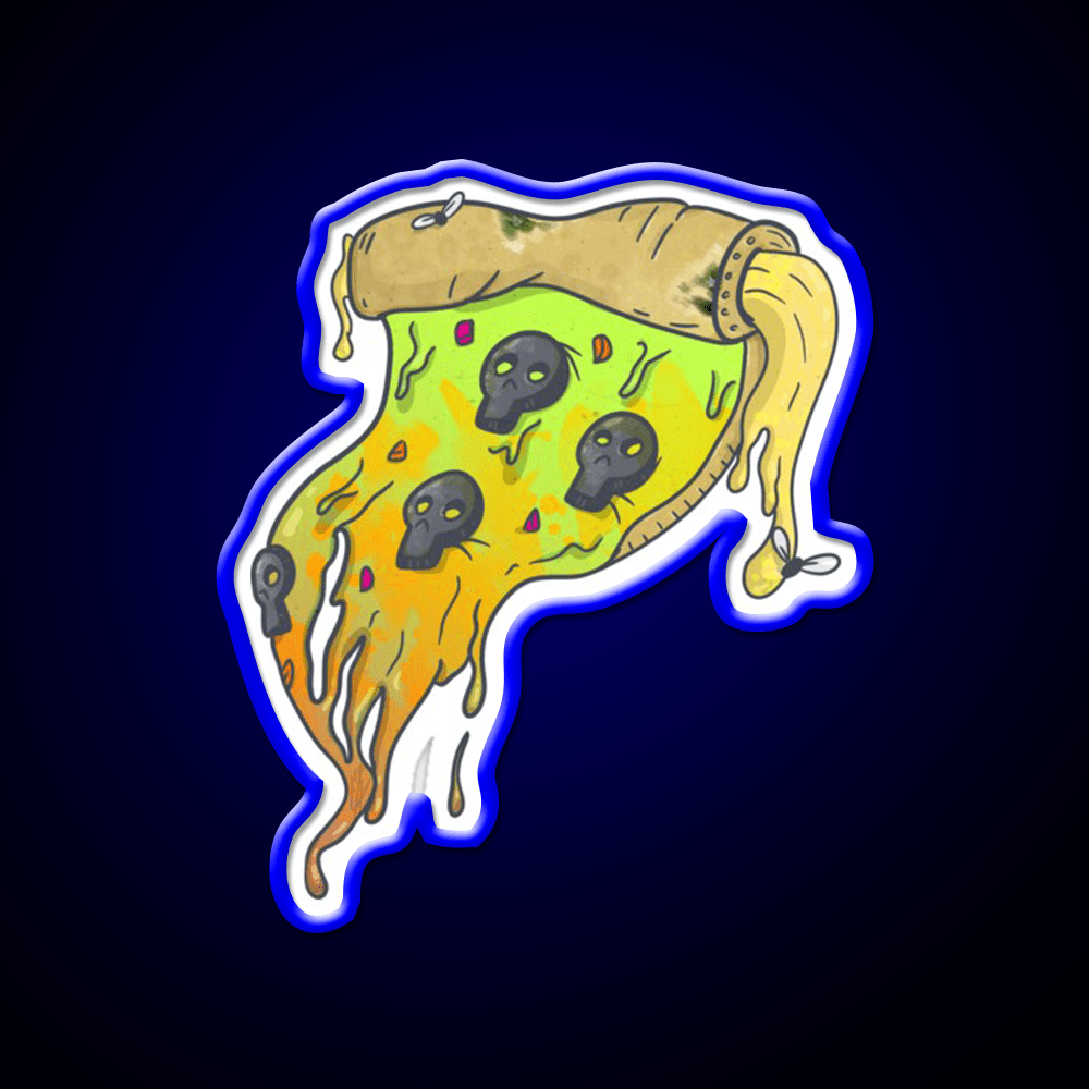 Slice Of Death Snack Food Led Neon Sign Rgb Color - Shineneon
