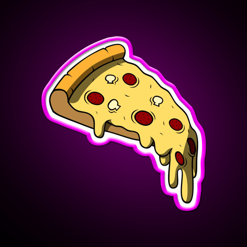 Slice Of Pizza Snack Food Led Neon Sign Rgb Color - Shineneon