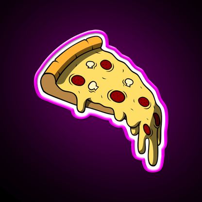 Slice Of Pizza Snack Food Led Neon Sign Rgb Color - Shineneon