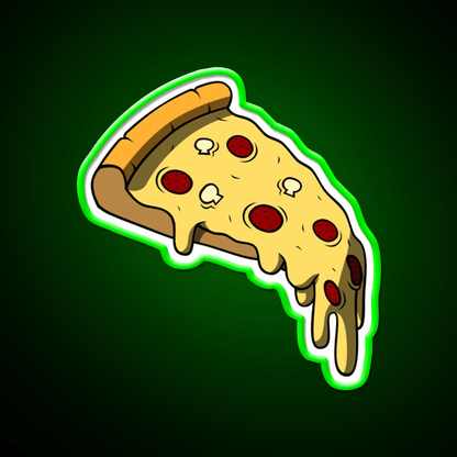 Slice Of Pizza Snack Food Led Neon Sign Rgb Color - Shineneon