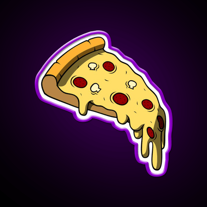Slice Of Pizza Snack Food Led Neon Sign Rgb Color - Shineneon