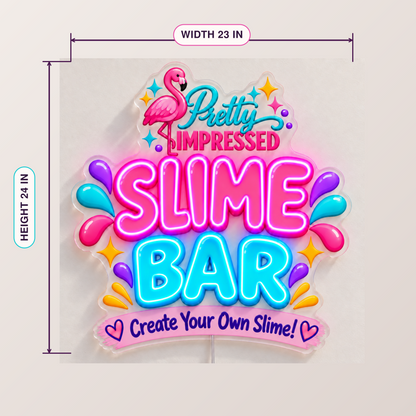 SLIME BAR Custom LED Neon Sign