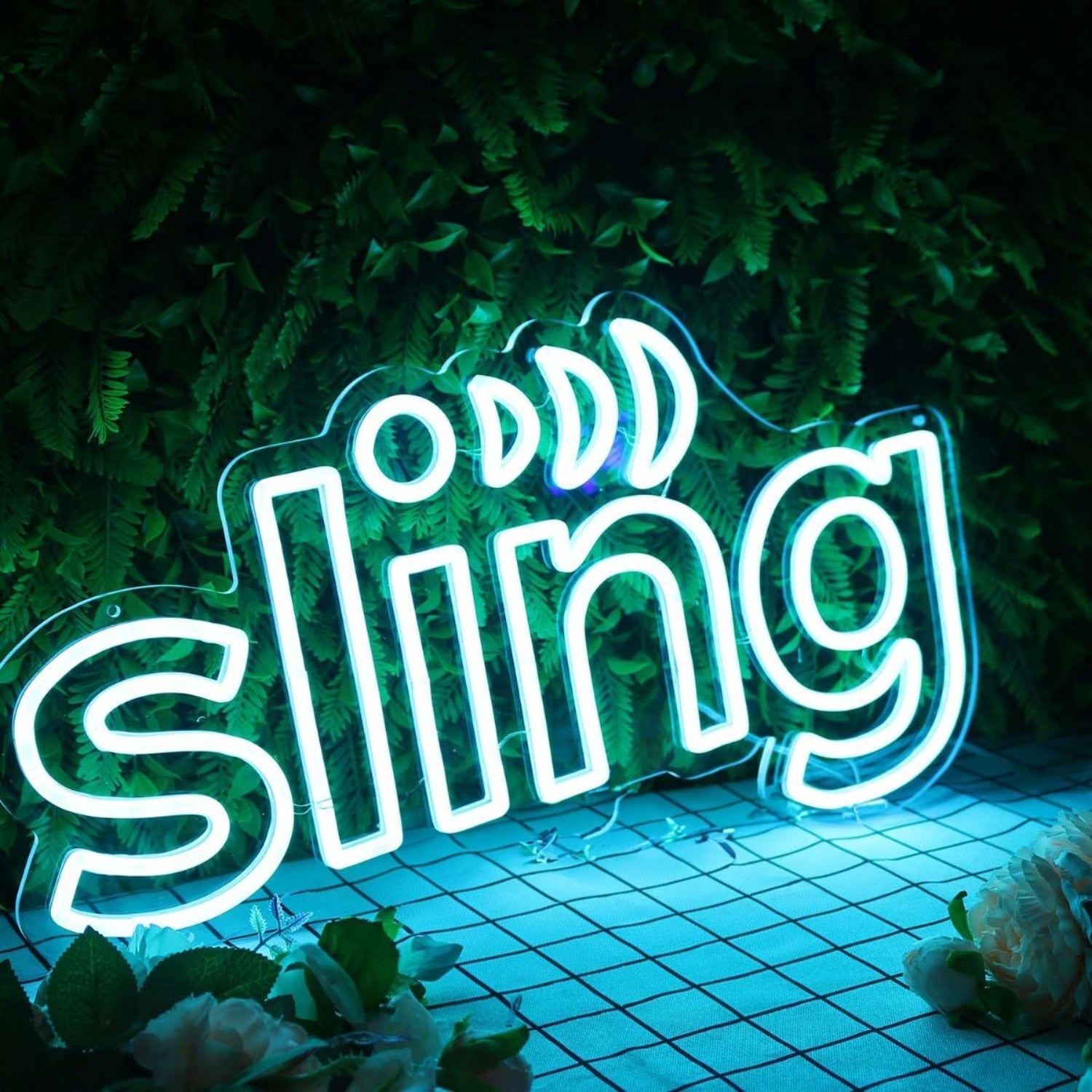 Sling Blue Led Neon Sign - Shineneon