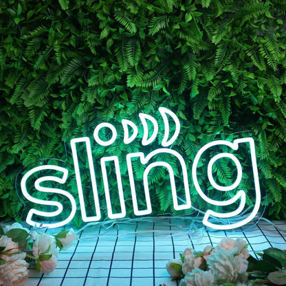 Sling Blue Led Neon Sign - Shineneon
