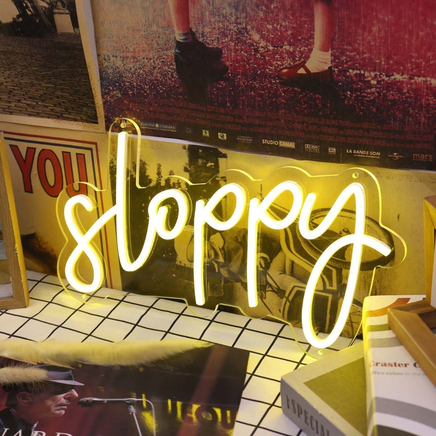 Sloppy Yellow Led Neon Sign - Shineneon