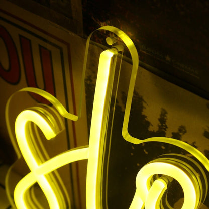 Sloppy Yellow Led Neon Sign - Shineneon