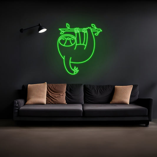 Sloth Animal Neon Sign