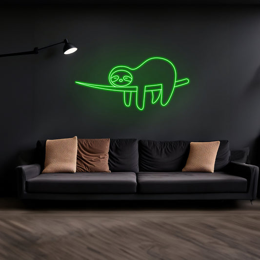 Sloth Animal Neon Sign Sloth Led Sign