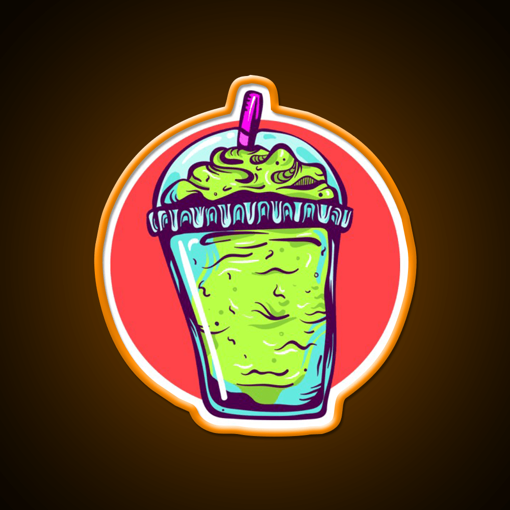 Slushie Fast Food Led Neon Sign For Burger Place Rgb Color - Shineneon