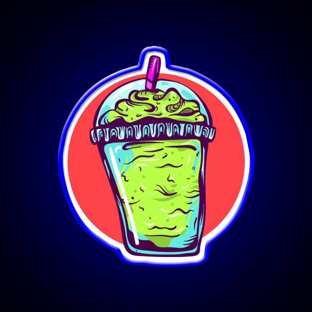 Slushie Fast Food Led Neon Sign For Burger Place Rgb Color - Shineneon
