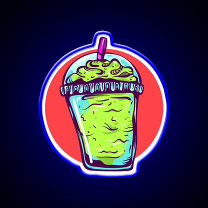 Slushie Fast Food Led Neon Sign For Burger Place Rgb Color - Shineneon