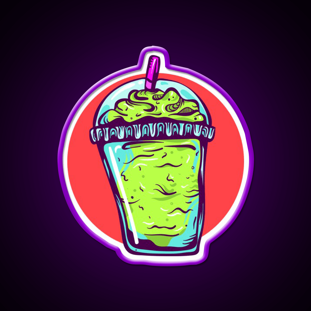 Slushie Fast Food Led Neon Sign For Burger Place Rgb Color - Shineneon