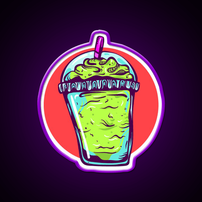 Slushie Fast Food Led Neon Sign For Burger Place Rgb Color - Shineneon
