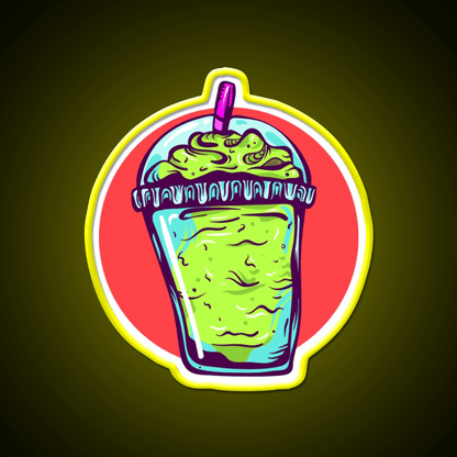 Slushie Fast Food Led Neon Sign For Burger Place Rgb Color - Shineneon