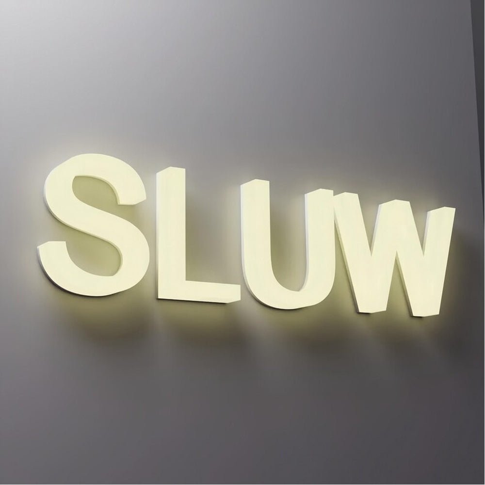 Sluw 3D Frontlit And Backlit Channel Letter Led Light Sign - Shineneon
