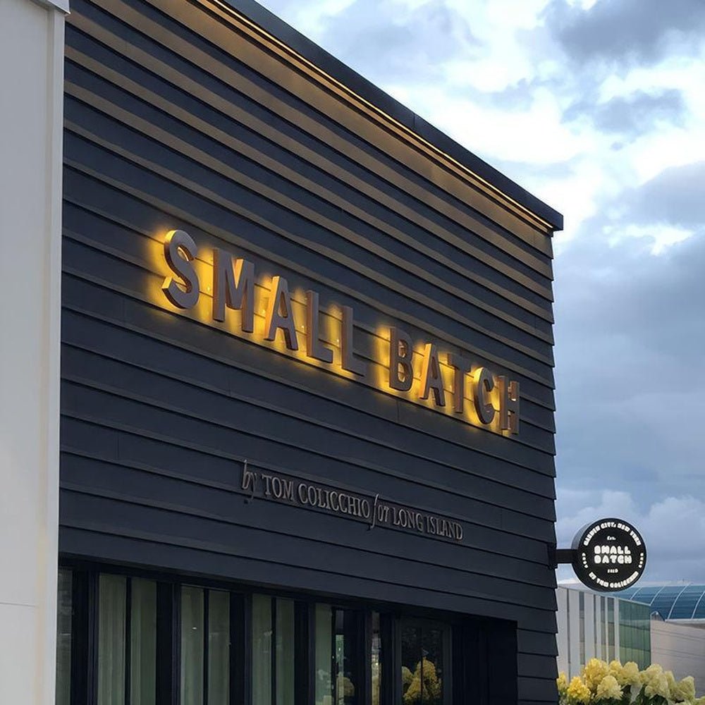 Small Batch 3D Backlit Letters Business Metal Led Sign - Shineneon