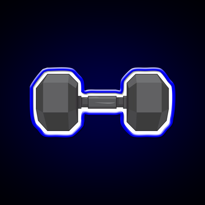 Small Dumbbell Gym Fitness Led Neon Sign Rgb Color