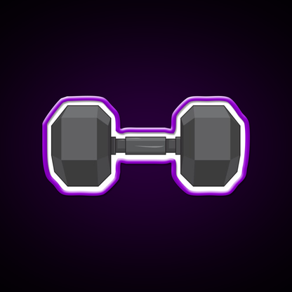 Small Dumbbell Gym Fitness Led Neon Sign Rgb Color
