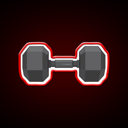 Small Dumbbell Gym Fitness Led Neon Sign Rgb Color