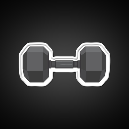 Small Dumbbell Gym Fitness Led Neon Sign Rgb Color