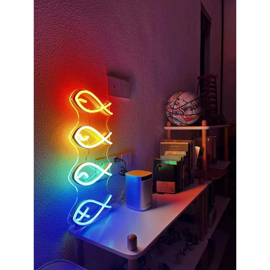 Small Fish Simple Art Led Sign Business Neon Sign - Shineneon