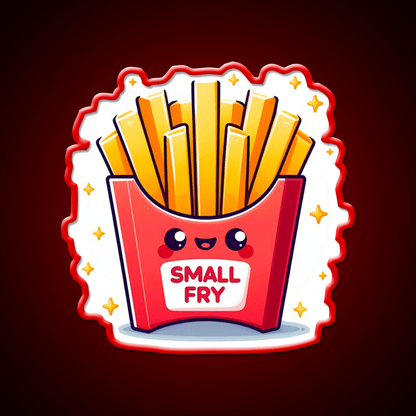 Small Fry Fast Food Led Neon Sign For Burger Place Rgb Color - Shineneon