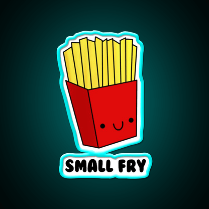 Small Fry Snack Food Led Neon Sign For Snack Room Rgb Color - Shineneon
