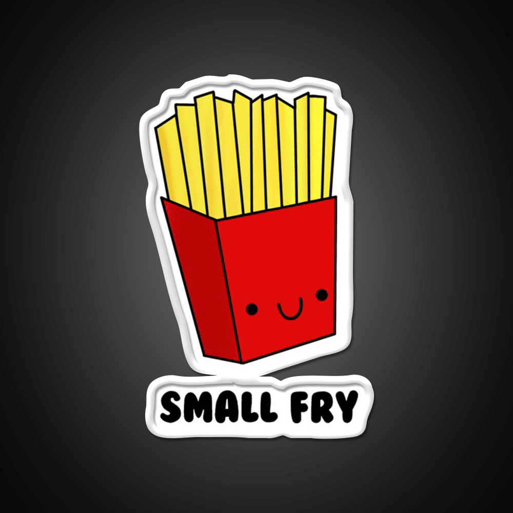 Small Fry Snack Food Led Neon Sign For Snack Room Rgb Color - Shineneon