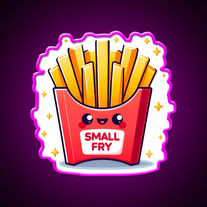 Small Fry Snack Food Led Neon Sign Rgb Color - Shineneon