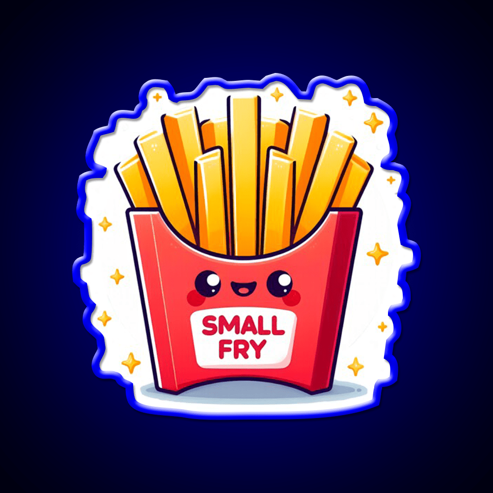 Small Fry Snack Food Led Neon Sign Rgb Color - Shineneon