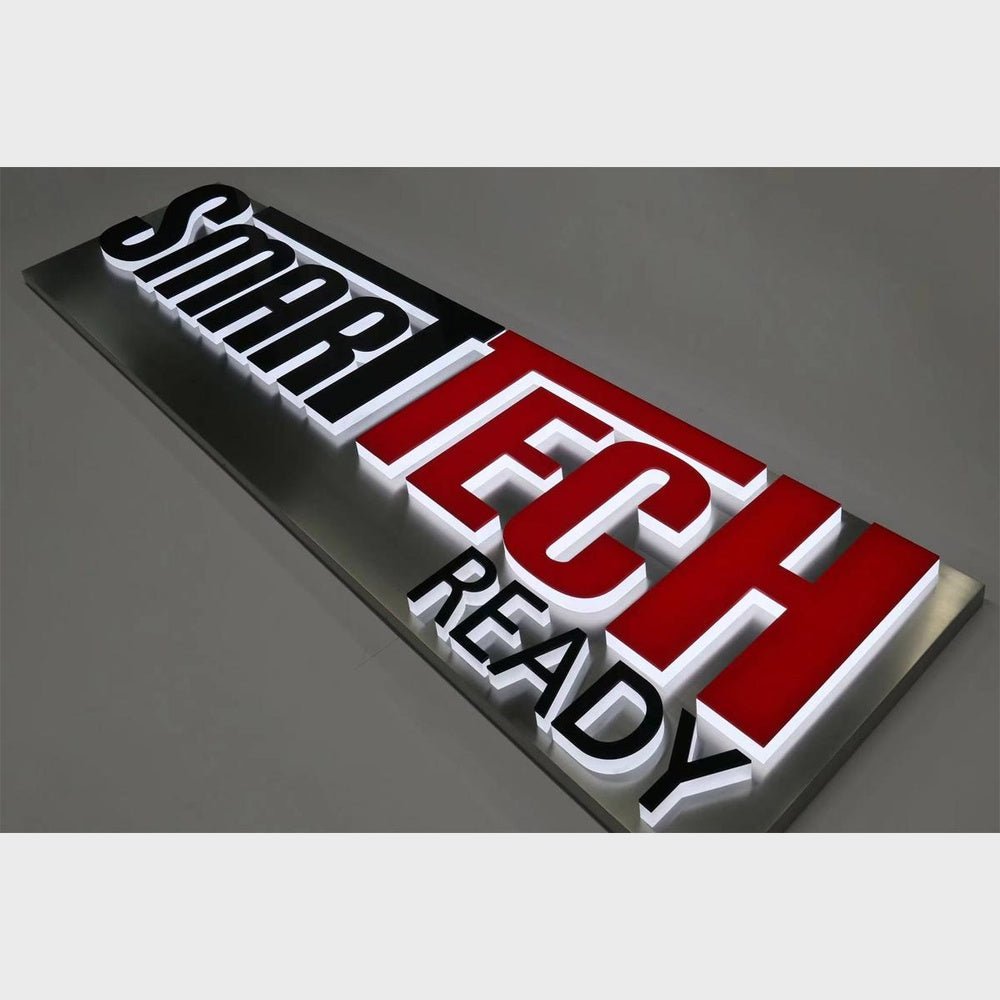 Smariteach Ready 3D Backlit Channel Letters Led Light Sign - Shineneon