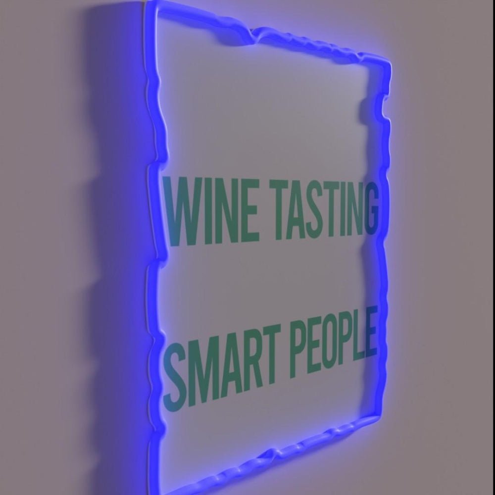 Smart People Hobby Wine Tasting Rgb Led Neon Sign - Shineneon