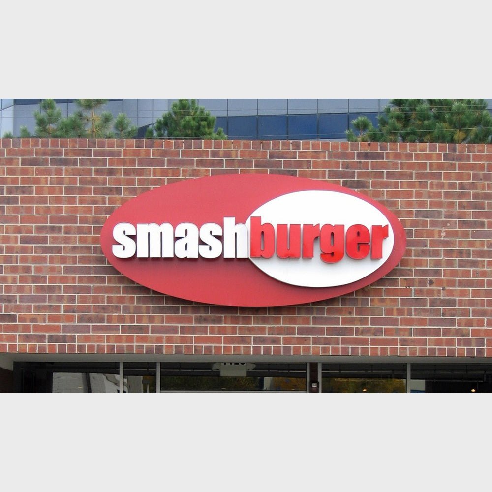 Smash Burger 3D Backlit Channel Letters Led Light Sign - Shineneon