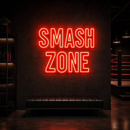Smash Zone LED Neon Sign Garage Man Cave Neon Sign - Shineneon