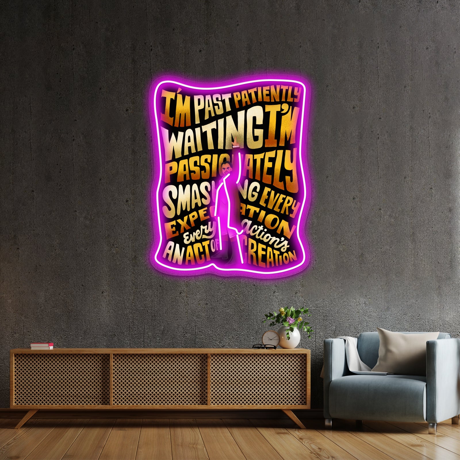 Smashing Every Expectation Artwork Custom Led Signs | Shineneon