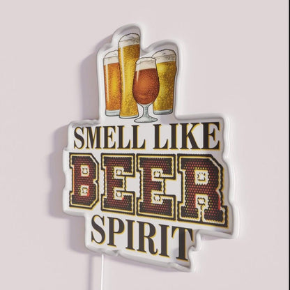 Smell Like Beer Spirit Rgb Led Neon Sign - Shineneon