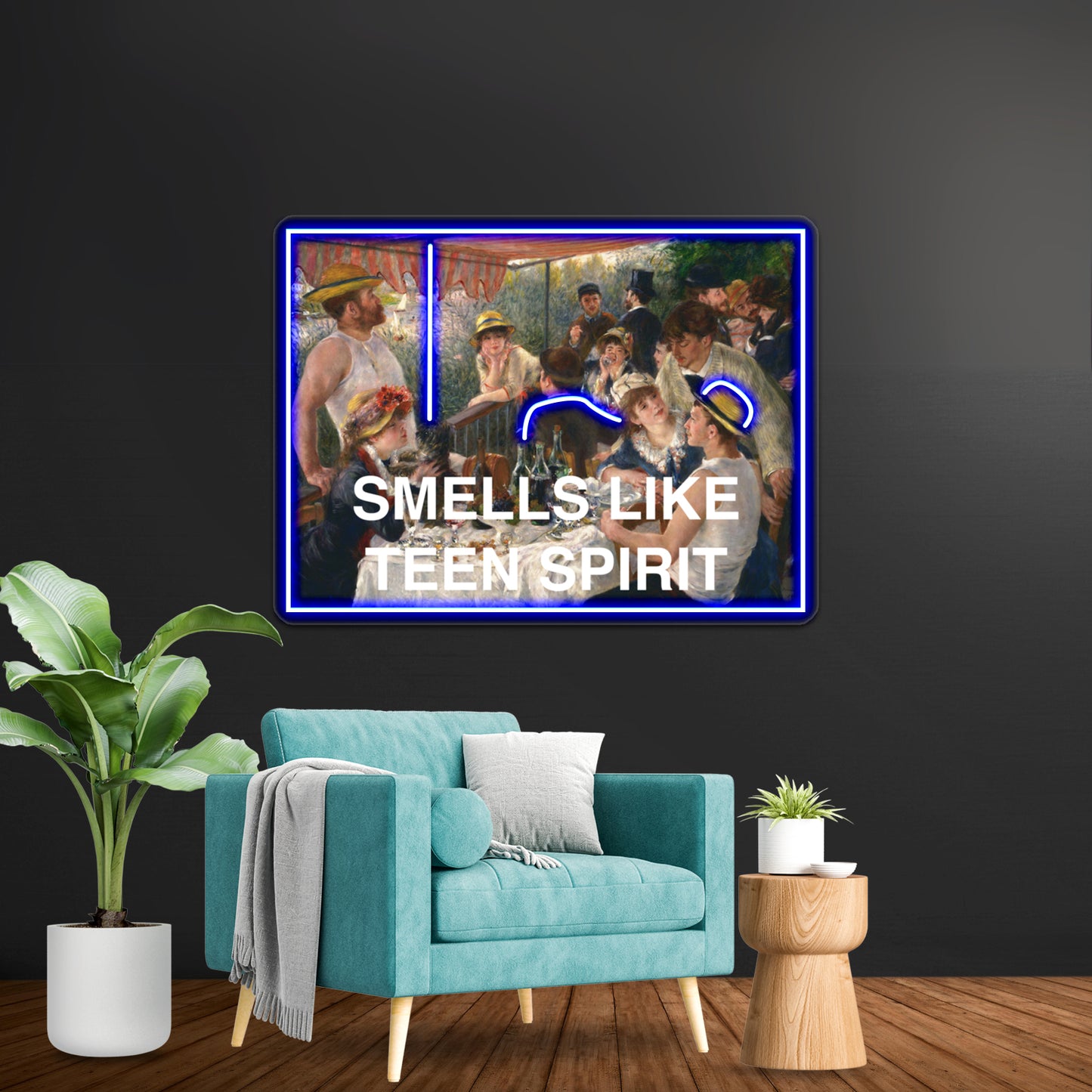 Smells Like Teen Spirt Boat Parties Wall Artwork Neon Signs