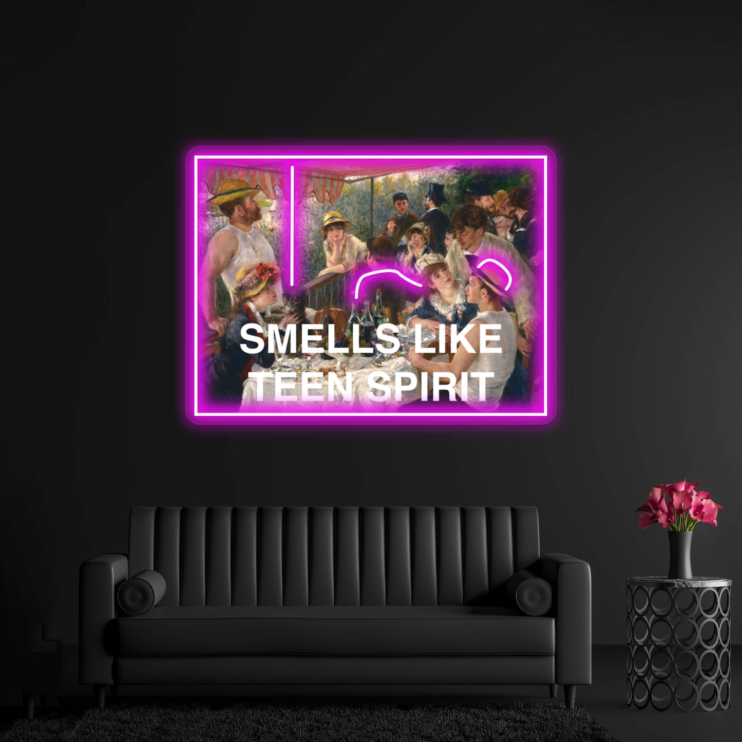 Smells Like Teen Spirt Boat Parties Wall Artwork Neon Signs